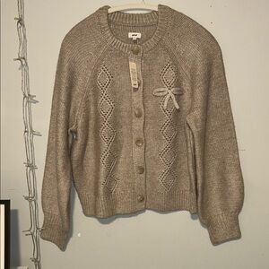 Aerie Classic Cardigan - Stone Harbor